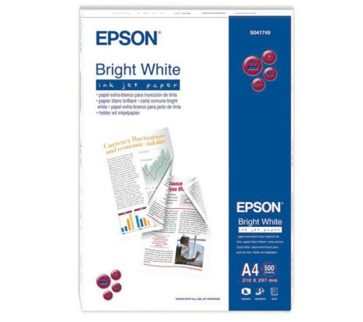 Папір для принтера/копіру Epson Bright White Ink Jet Paper (C13S041749) - 1