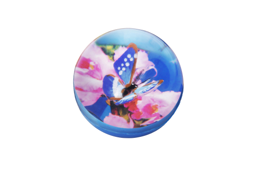 М'ячик-стрибунець goki Метелик синій 16019G-1 - 1