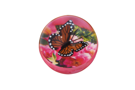 М'ячик-стрибун goki Метелик коричневий 16019G-4 - 1