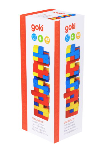 Настольная игра goki Дженга Разноцветная башня HS973 - 5