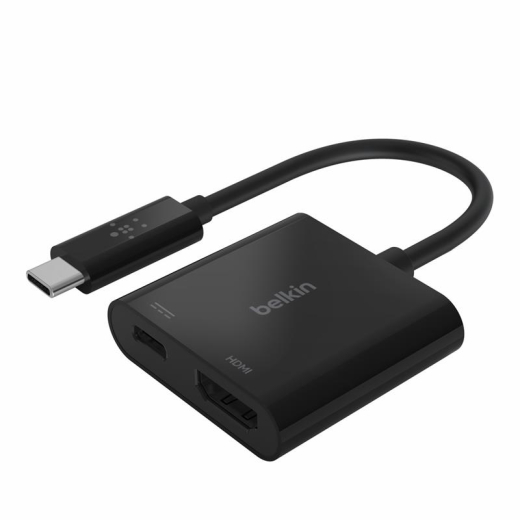 Адаптер Belkin USB-C - HDMI 60W PD, black - 1