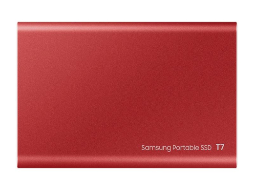 SSD накопичувач Samsung T7 1TB Red (MU-PC1T0R/WW) - 5