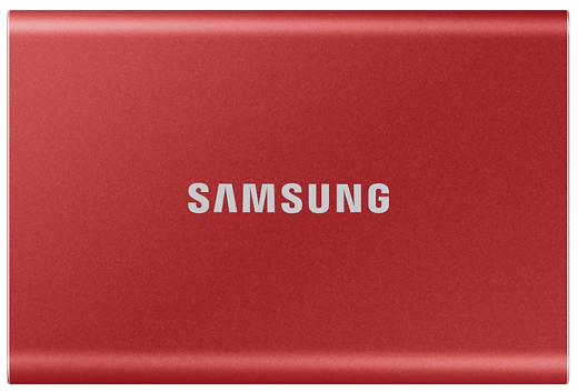 SSD накопитель Samsung Portable SSD T7 2TB USB 3.2 Type-C (MU-PC2T0R/WW) External Red - 1
