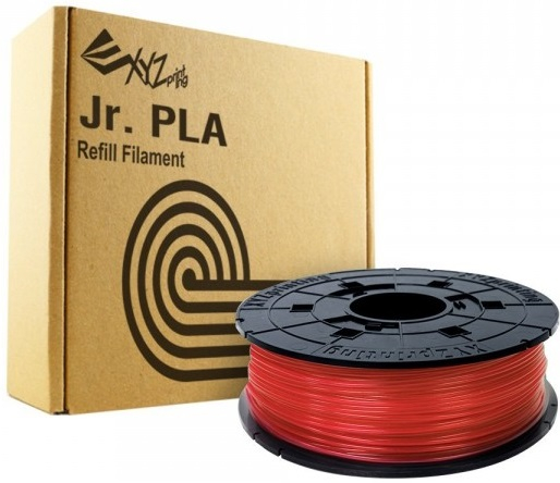 Котушка з ниткою 1.75мм/0.6кг XYZprinting Filament для Junior, miniMaker, Nano, прозр.крас - 1