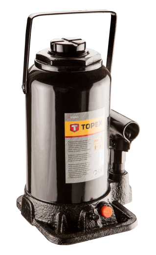 Домкрат TOPEX гідравлічний пляшковий, 20 т, 240-450 мм - 1