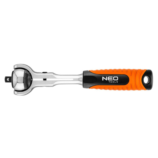 Ключ Neo тріскачковий 1/4", 360°, 72 зубці - 1