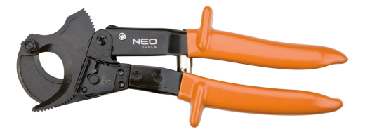 Кабелеріз NEO для мідних алюмінієвих кабелів, 250 мм, з тріскачкою - 1