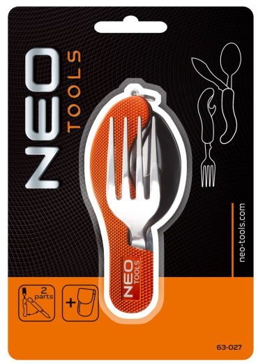 Neo Tools 63-027 Нiж складаний туристичний, роз’ємний корпус - 2