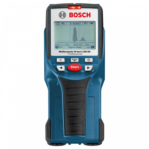 Детектор Bosch Professional D-tect 150 SV, з функцією вимірювання у вологому бетоні - 1