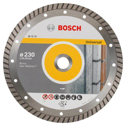 Відрізний алмазний диск Bosch Standard for Universal Turbo 230-22.23 - 1