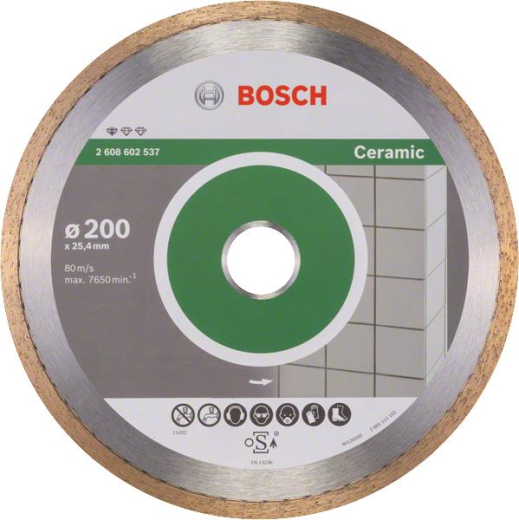 Отрезной диск алмазный Bosch Standard for Ceramic200-25.4 - 1