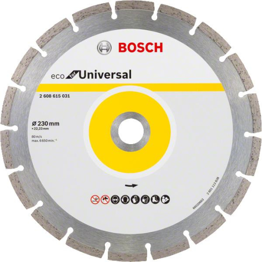 Отрезной диск алмазный Bosch ECO Universal 230-22.23 - 1