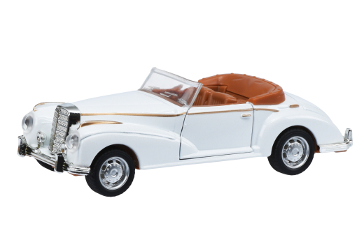 Автомобіль 1,36 Same Toy Vintage Car Білий відкритий кабріолет 601-4Ut-6 - 1