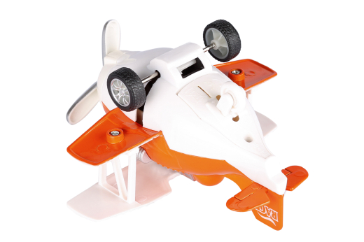 Самолет металический инерционный Same Toy Aircraft оранжевый со светом и музыкой SY8012Ut-1 - 4