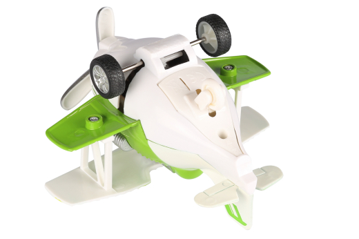 Самолет металический инерционный Same Toy Aircraft зеленый со светом и музыкой SY8012Ut-4 - 4