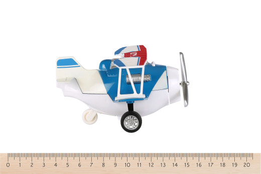Самолет металический инерционный Same Toy Aircraft синий SY8013AUt-2 - 2