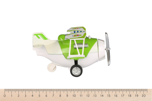 Same Toy Літак металевий інерційний Aircraft (зелений) - 2