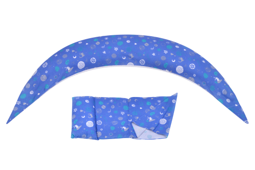 Подушка для беременных и для кормления Nuvita 10 в 1 DreamWizard Синяя NV7100Blue - 1