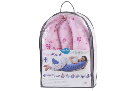 Подушка для беременных и для кормления Nuvita 10 в 1 DreamWizard Розовая NV7100Pink - 5