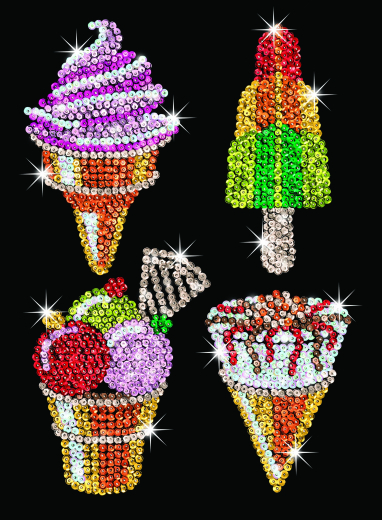 Набір для творчості Sequin Art ORANGE Ice Creams SA1504 - 1