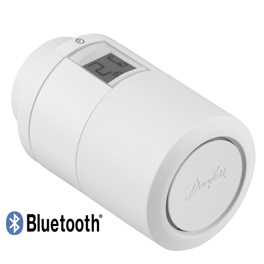 Danfoss Розумна термоголовка Eco, Bluetooth, різьба М30 х 1.5, 2 x AA, 3V, біла - 3