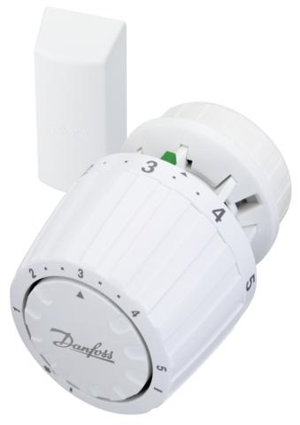 Danfoss Термоголовка 2992, підключення RA, датчик, регулювання +5 до +26 ° C (біла) - 3