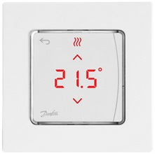 Danfoss Терморегулятор Icon Display, +5...35° C, електронний, дротовий, накладний, 230V, білий - 1