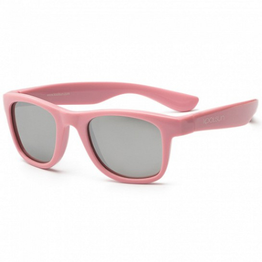 Дитячі сонцезахисні окуляри Koolsun ніжно-рожеві серії Wave (Розмір: 1+) - 1