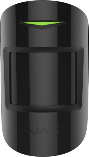 Беспроводной датчик движения Ajax MotionProtect Plus, Jeweller, 3V CR123A, черный - 1