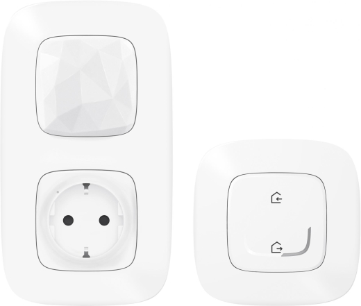 Комплект для умного дома Netatmo Valena Allure StarterKit шлюз WiFi + smart-розетка16а + выкл Дома/не дома, белый (752596) - 1