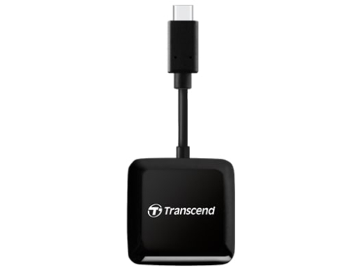 Кардридер Transcend USB 3.2 Gen 1 Type-C SD/microSD Black - 1