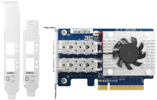 Адаптер QNAP Dual-port SFP+ 10GbE network expansion card PCIe Gen3 x8 - 1
