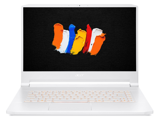 Ноутбук Acer ConceptD 7 Ezel 15.6UHD Touch/Intel i7-10875H/32/1024F/NVD2070-8/W10P/White - 1