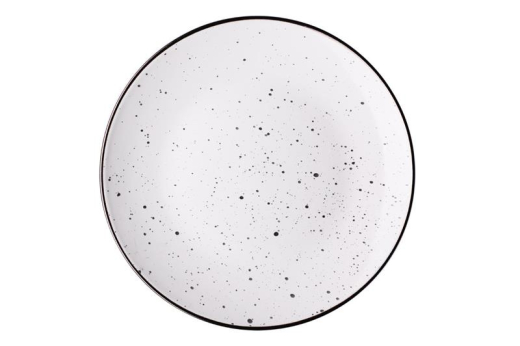 Тарелка обеденная Ardesto Bagheria, 26 см, Bright white, керамика (AR2926WGC) - 1