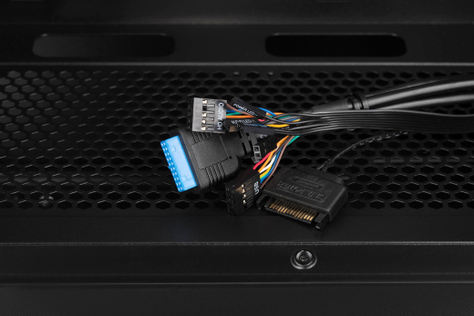 Корпус 2E Gaming RUNA (G2107) MidT, 2 * USB2.0, 1 * USB3.0, стрічка ARGB, скло (бок.пан.), без БП, чорн. - 6