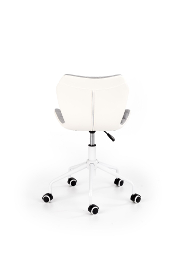 Комп'ютерне крісло Halmar MATRIX 3 сіро/білий - 2