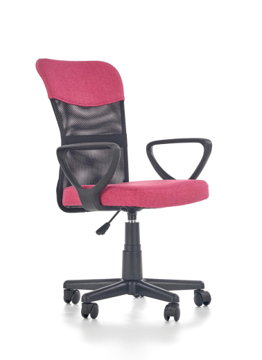 Комп'ютерне крісло Halmar TIMMY рожевий/чорний - 5