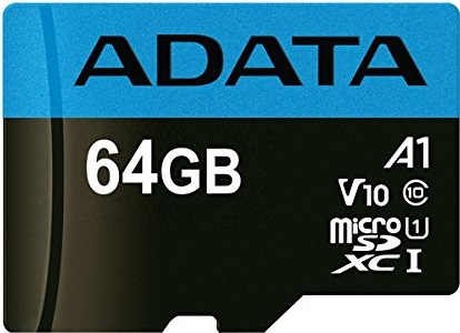 Карта пам'яті ADATA 64GB microSDXC C10 UHS-I A1+SD - 1