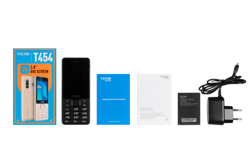 TECNO Мобільний телефон T454 2SIM Black - 15