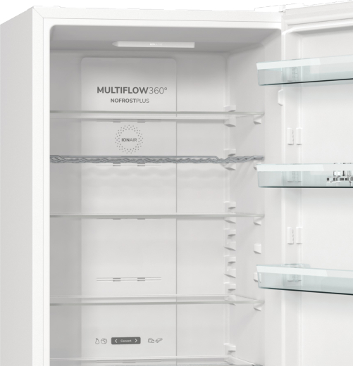 Холодильник з морозильною камерою Gorenje NRK6202AW4 - 12