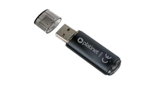 Флешка PLATINET USB 2.0 X-Depo 128 ГБ, алюминиевый корпус - 1