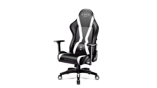 Геймерское кресло DIABLO X-Horn 2.0 (Normal Size) черно-белое - 3