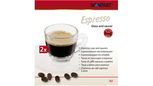 Скляна чашка scanpart espresso, 2 шт. 2700000074 - 2