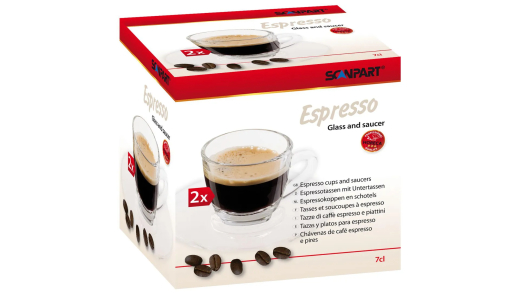 Стеклянная чашка scanpart espresso, 2 шт. 2700000074 - 3