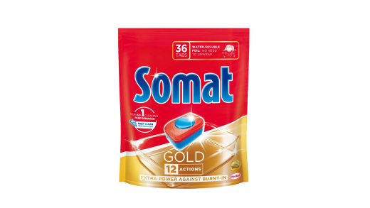 Таблетки для посудомийної машини GOLD DOY 36 шт. SOMAT - 1