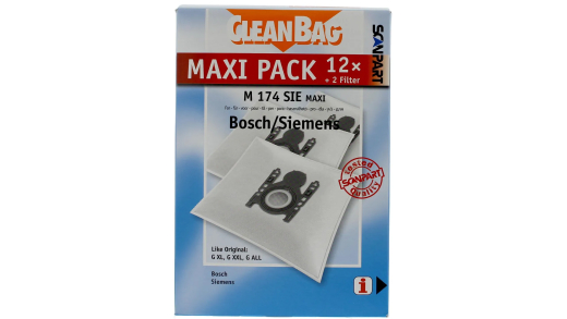 Мешки для пылесоса SCANPART For BOSCH / SIEMENS MaxiPack 12 шт. 2687438174 - 1