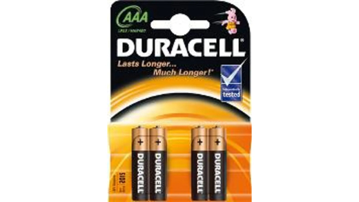 Акумулятор Duracell basic lr03/aaa (4шт) mn2400 - 1