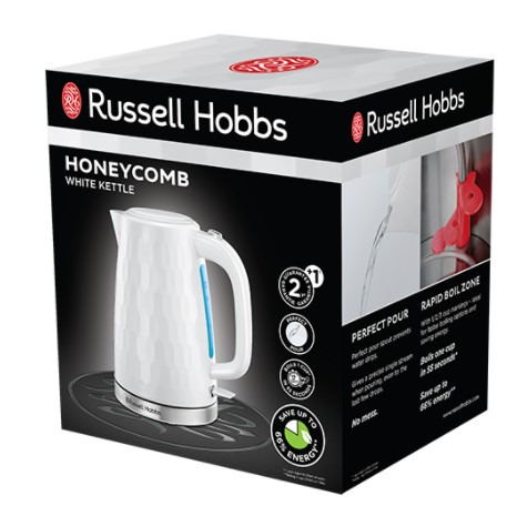 Електрочайник Russell Hobbs 26050-70 Honeycomb White - 6