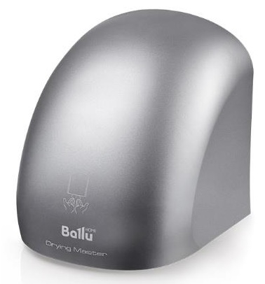 Сушарка для рук Ballu BAHD-2000DM Silver 2 кВт, 15 сек., пластик, срібло - 1
