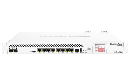 Маршрутизатор MikroTik Cloud Core Router 1036-8G-2S+EM 8xGE, 2xSFP+, RouterOS L6, LCD panel, rack (CCR1036-8G-2S+EM) - 1